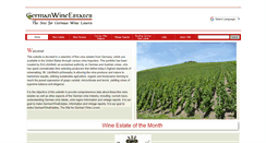 Desktop Screenshot of germanwineestates.com